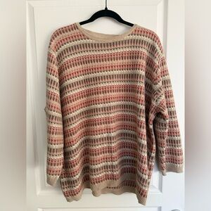 Vintage Alfred Dunner Striped Sweater